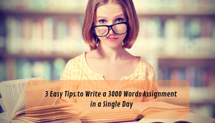 How to Write an Assignment of 3000 Words in Just One Day.