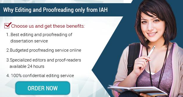 Dissertation proofreading service and editing