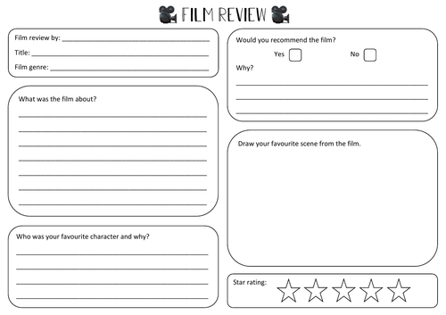 Find Film Review Example Template And Format By Professionals